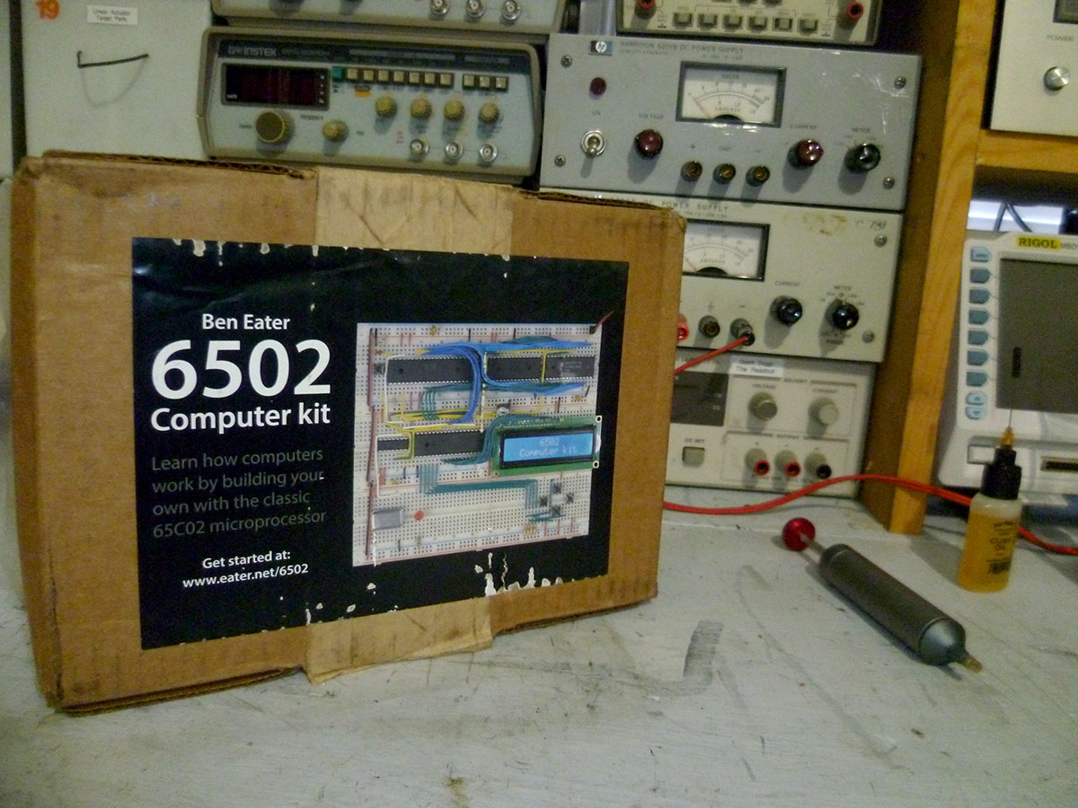 Ben Eater's 6502 kit